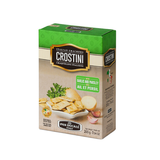 Crostini Crackers Garlic And Parsley 