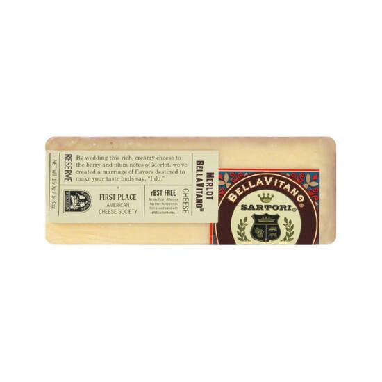 Bellavitano Merlot Cheese 