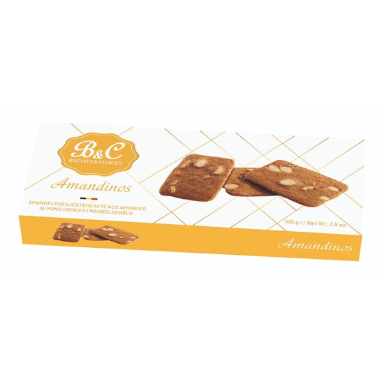 B&c Amandinos Butter Almond Cookies 