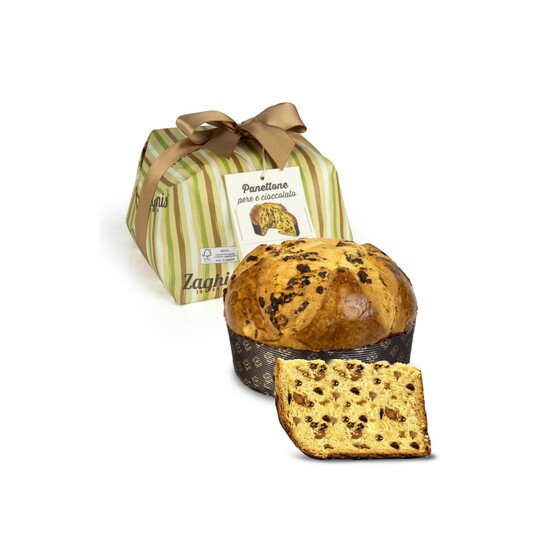Zaghis Panettone Pear And Chocolate 