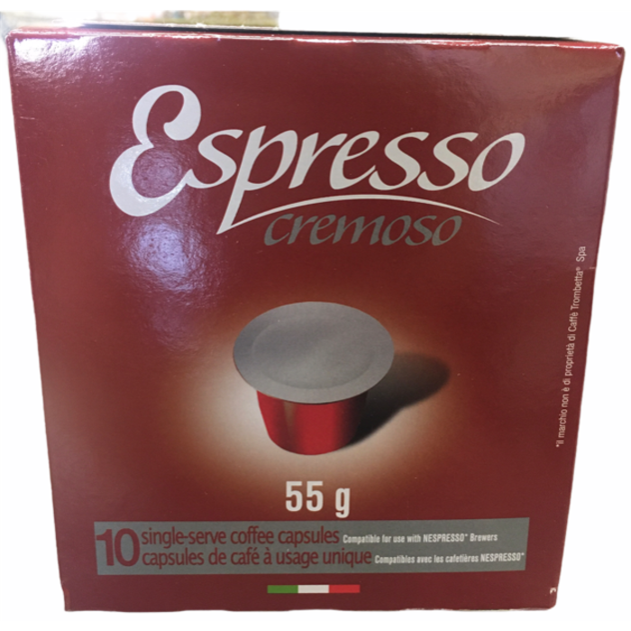 Caffè Trombetta L'Espresso Arabica, 10 Nespresso Capsules