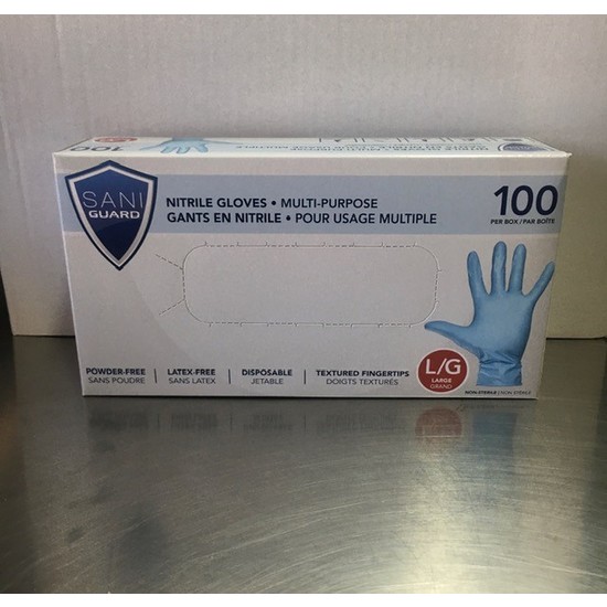 Nitrile Gloves Lrg